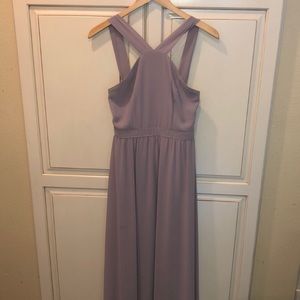 Lulus maxi dress, lavender. Perfect for wedding